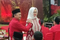 Berbatik Merah, Airin Tiba di Kantor PDI-P dan Siap Diumumkan Jadi Cagub Banten