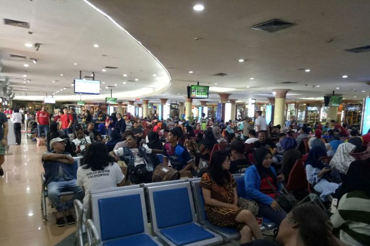 Suasana Bandara Adisutjipto, Yogyakarta, Minggu (1/10/2017). 