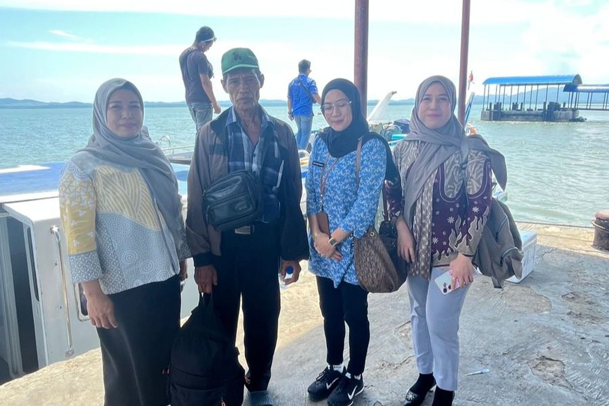 Pemulangan lansia asal Bandung, Marup Silegar, oleh Petugas DSP3A Nunukan