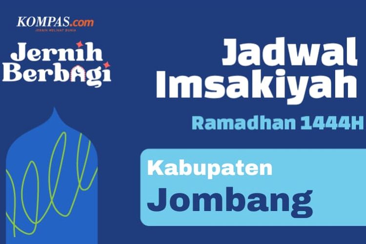 Ilustrasi jadwal imsakiyah di Jombang, Jawa Timur, hari ini.