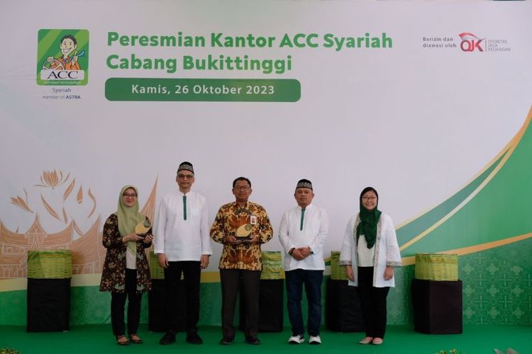 ACC meresmikan kantor ACC Syariah kedua di Kabupaten Agam, Sumatera Barat.