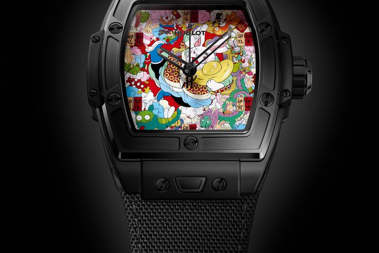 Hublot x Wen Na Spirit of Big Bang Black Ceramic Rabbit