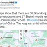 Jubir Senior Kemlu China Pakai Jumlah Restoran untuk Klaim Taiwan, jadi Bahan Ejekan Netizen