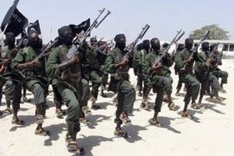 Pejuang kelompok teroris Al-Shabaab