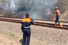 Jangan Sembarangan, Ini Bahaya Bakar Sampah Dekat Rel Kereta Api