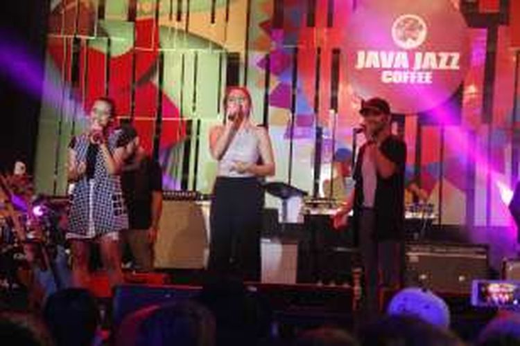 Grup GAC tampil di panggung BNI Java Jazz 2016, JIExpo Kemayoran, Jakarta Pusat, Minggu (6/3/2016).