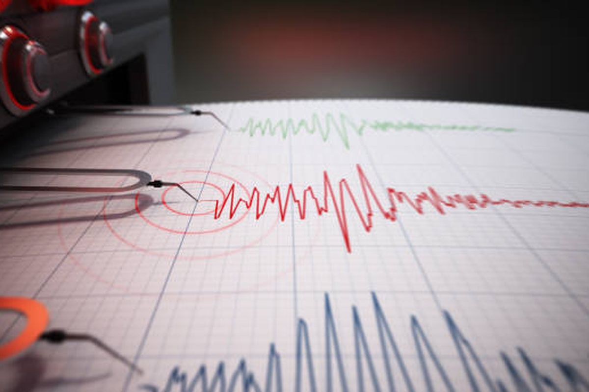 Ilustrasi perbedaan gempa tektonik dan gempa vulkanik