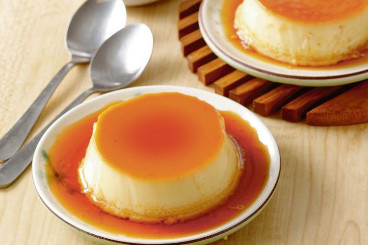 Resep Puding Susu Karamel, Pakai Susu Kedelai