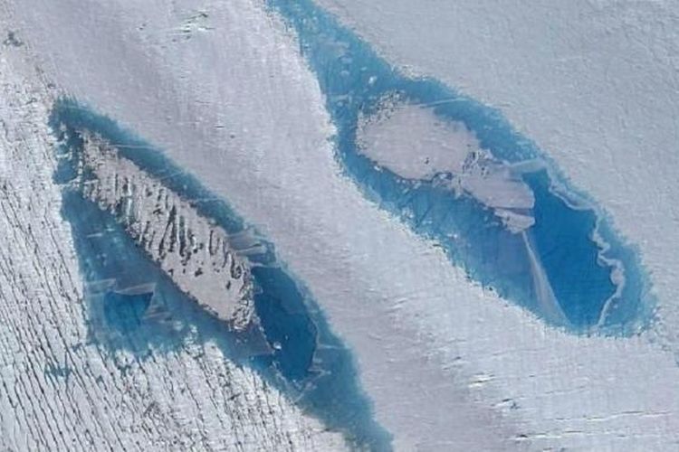 Danau supra-glasial memberi petunjuk bahwa bagian timur Antartika pun terdampak perubahan iklim.