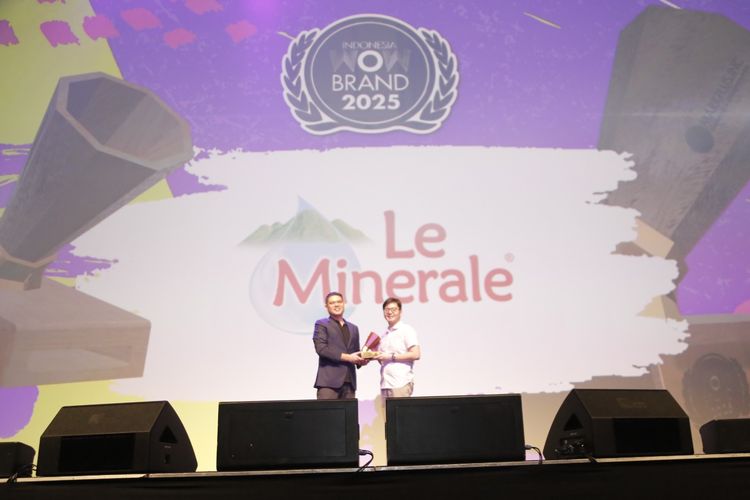 Le Minerale Raih Penghargaan WOW Brand 2025 sebagai Air Mineral Paling Direkomendasikan