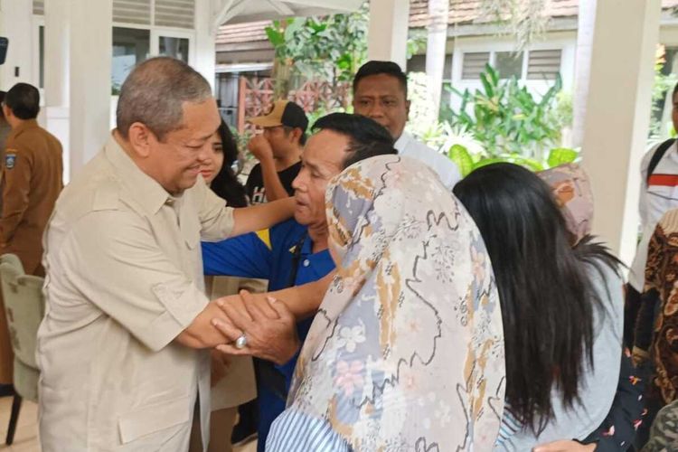 Suasana penyerahan dua korban TPPO asal Lombok Timur di Pendopo Gubernur NTB, Senin (3/7/2023)