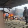Tujuh Kios di Tapanuli Utara Hangus Terbakar, Sumber Api Diduga Berasal dari Kayu Bakar