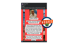 INFOGRAFIK: Beredar Hoaks Pembagian Obat Cacing untuk Penyebaran Virus Baru