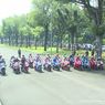 Jokowi Lepas Konvoi 20 Pebalap MotoGP dari Istana Merdeka
