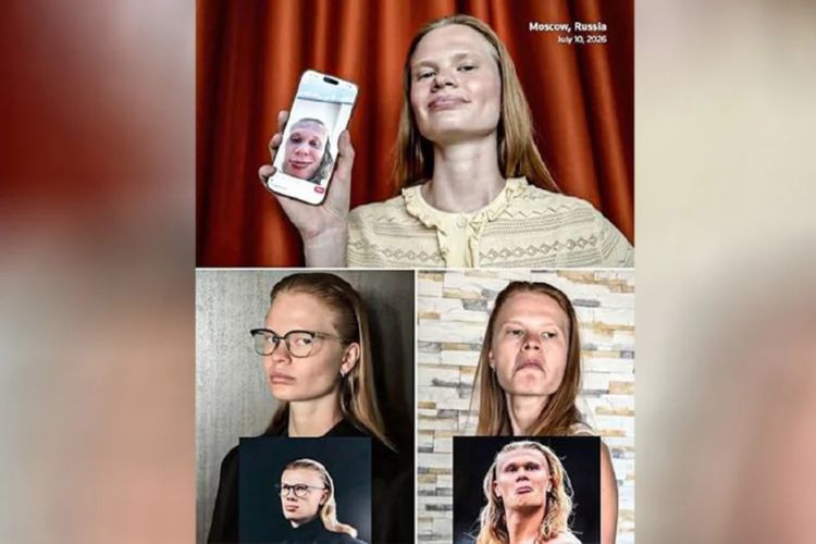 Model Rusia Jadi Terkenal karena Mirip Erling Haaland