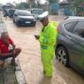 Sungai Babon Meluap, Jalan Pantura Kaligawe Semarang Tergenang Banjir
