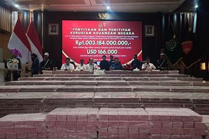 Penampakan Hamparan Uang Rp 1 Triliun yang Disita Kejagung dalam Kasus Pemanfaatan Kawasan Hutan