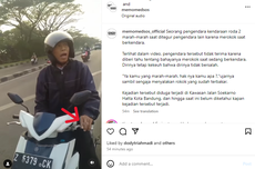 Pengendara Motor Marah karena Ditegur Merokok Saat Berkendara