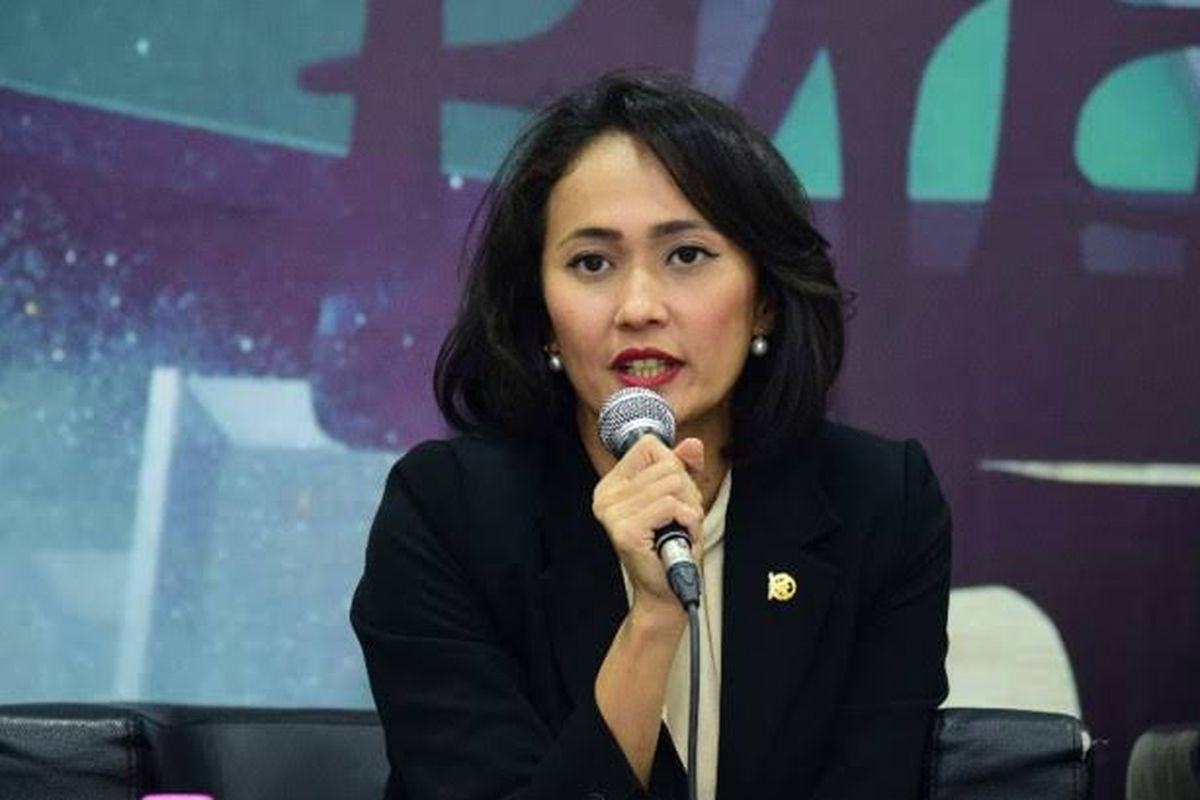  Anggota Komisi I DPR RI Christina Aryani dalam salah satu kesempatan.