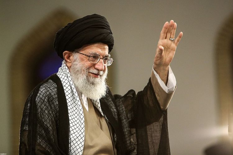 Pemimpin tertinggi Iran, Ayatollah Ali Khamenei.