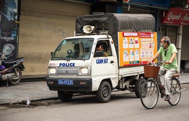Suasana Kota Hanoi, Vietnam, 28 Maret 2020.