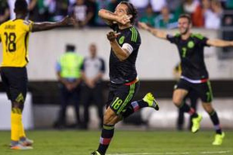 Meksiko menjadi juara Piala Emas 2015 setelah menang atas Jamaika, Minggu (26/7/2015). 