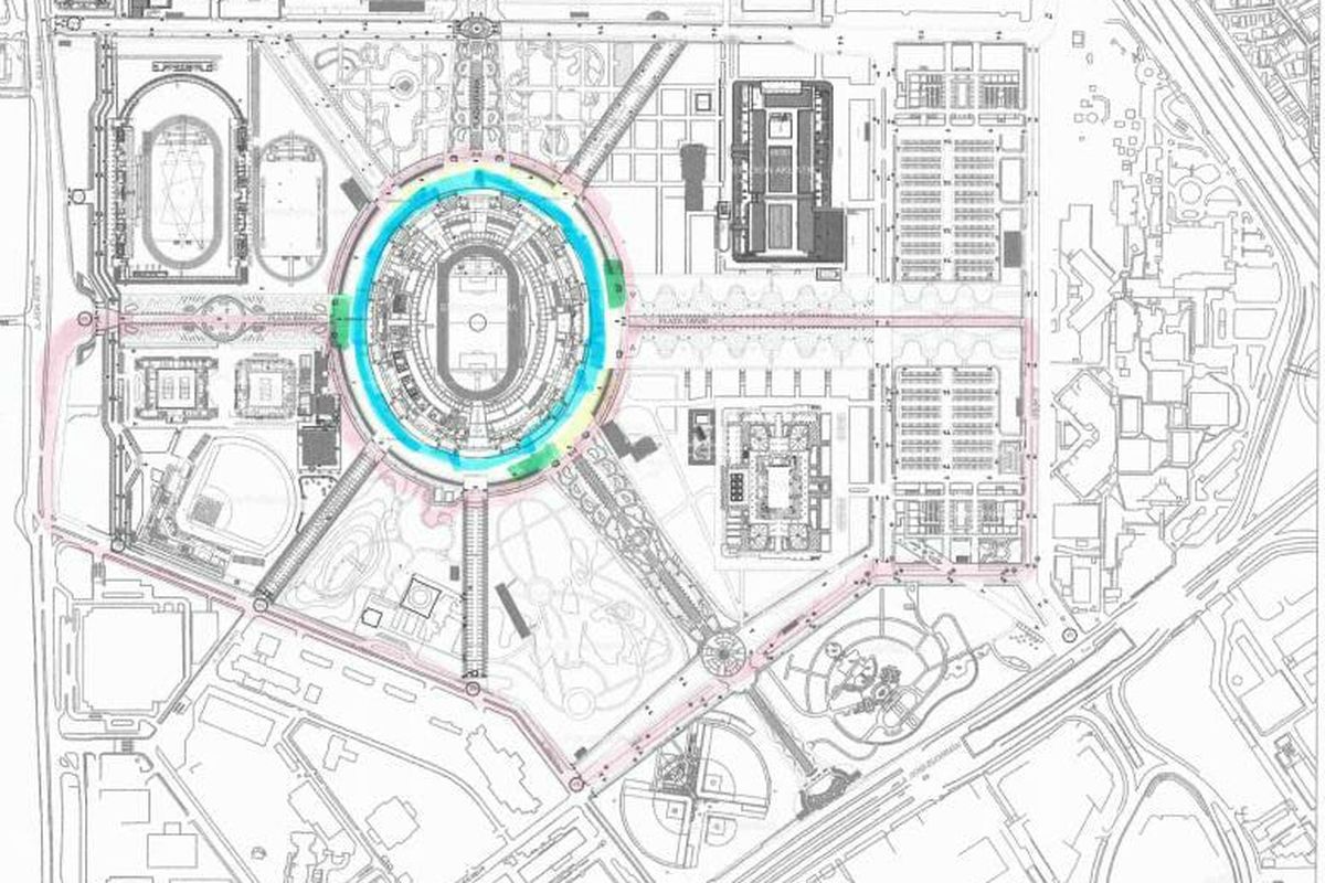 Desain rute formula E GBK