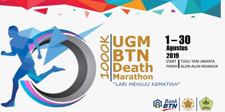 Poster marathon Lari Menuju Kematian yang belakangan diketahui hoaks