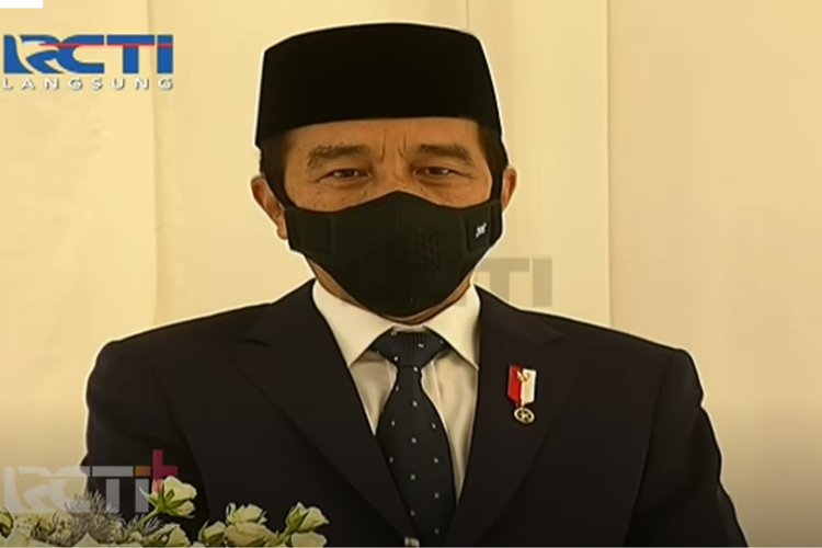 Presiden Jokowi menghadiri pernikahan Atta Halilintar dan Aurel Hermansyah, Sabtu (3/4/2021). Jokowi bakal jadi saksi nikah dari pihak Aurel