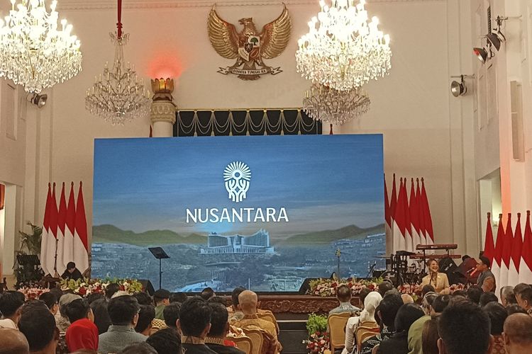 Logo Pohon Hayat yang telah diresmikan Presiden Joko Widodo sebagai logo resmi IKN pada Selasa (30/5/2023).