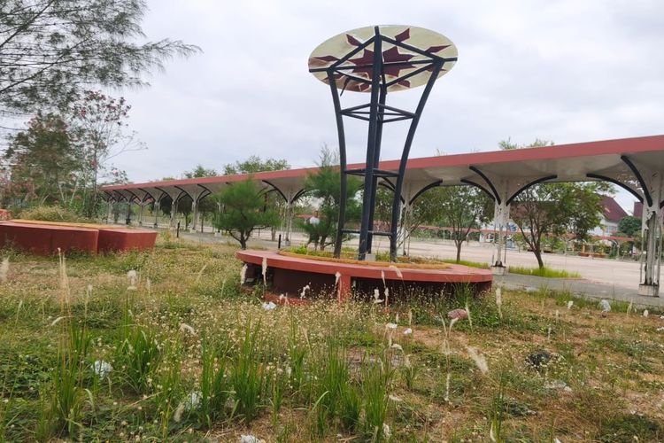 Alun-alun Pangbagea Pangandaran Terbengkalai, Lampu dan Fasilitas Tak Berfungsi