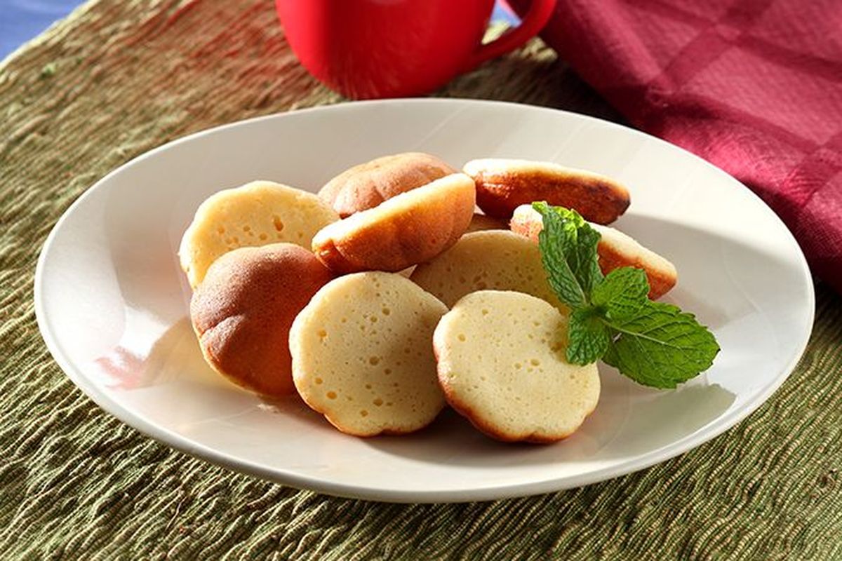 Kue cubit polos. 