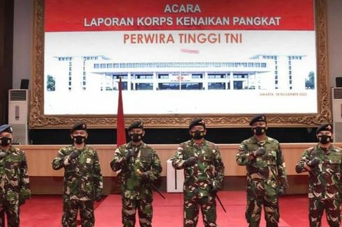 Panglima TNI Terima Laporan Kenaikan Pangkat 11 Perwira Tinggi