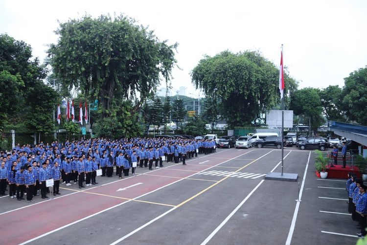 Upacara Hari Kebangkitan Nasional (Harkitnas) 2026 di Kantor Kementerian PANRB, Jakarta, Rabu (20/5/2026). 