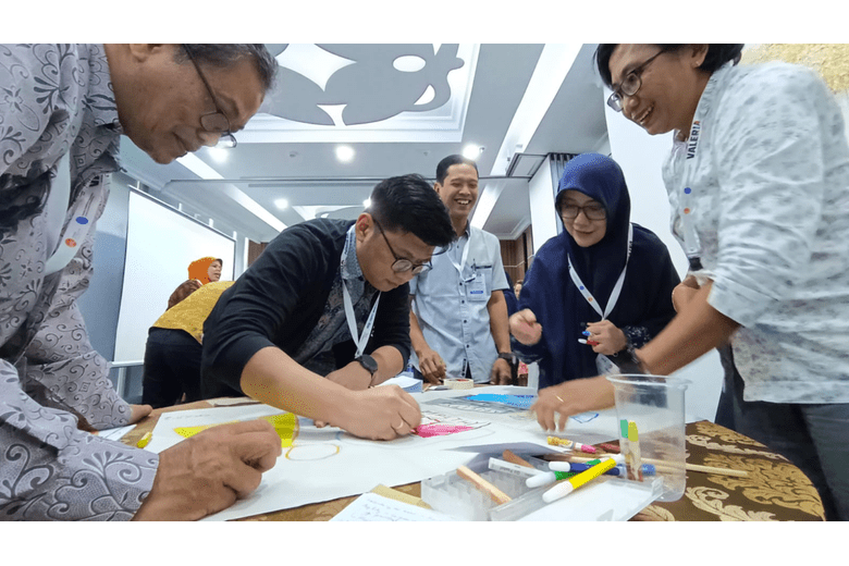 Kegiatan workshop yang diselenggarakan VALERIA.