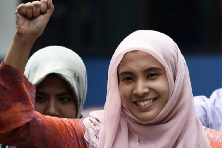 Nurul Izzah Anwar, putri pemimpin oposisi Malaysia, Anwar Ibrahim.