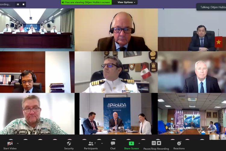 Pertemuan Asia Pacific Heads of Maritime Safety Agencies (APHoMSA) ke-21 digelar secara virtual.