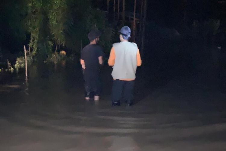 Banjir menerjang Solok Selatan, Sumatera Barat yang menyebabkan 114 rumah tergenang air, Senin (9/11/2020)