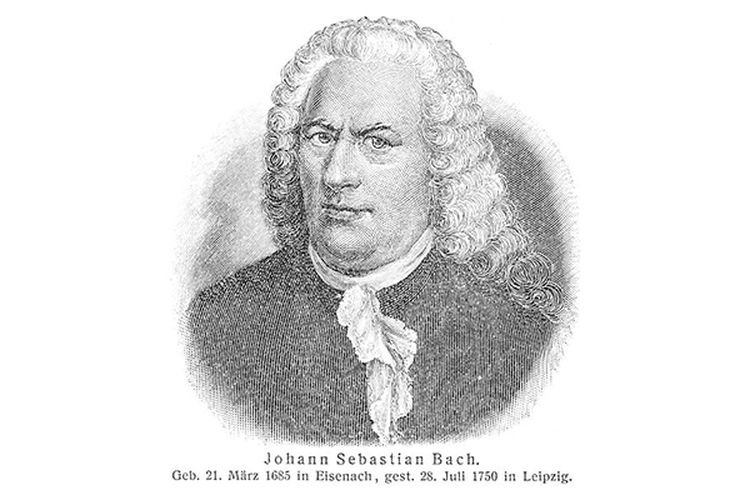 Ilustrasi Johann Sebastian Bach, salah satu komposer musik klasik paling populer.