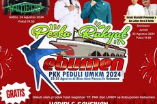 Jadwal Pesta Rakyat Kebumen 2024, Ada Konser Jamrud dan Pameran UMKM 