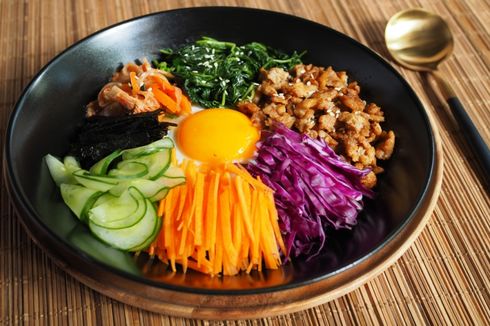 Resep Beef Bibimbap, Nasi Campur Lengkap Khas Korea