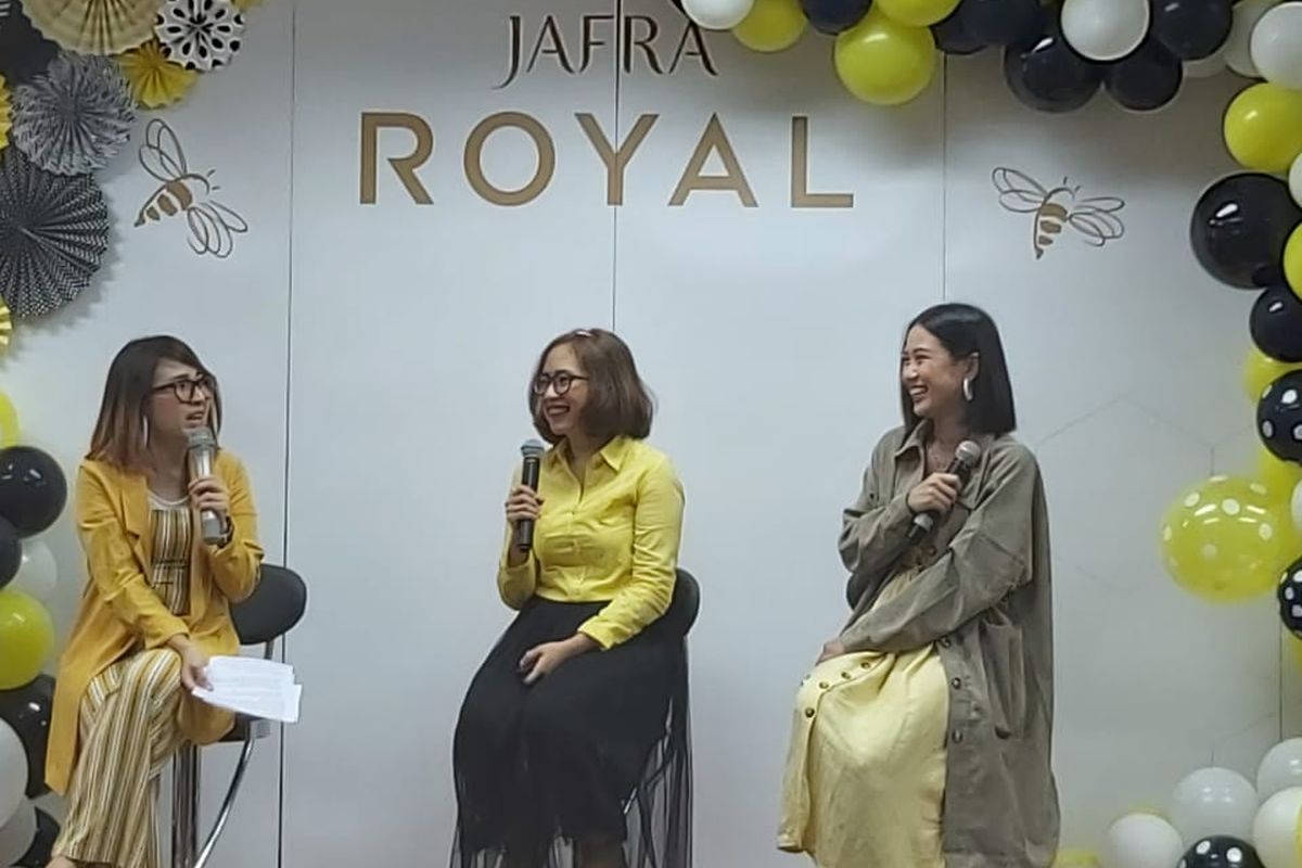Talkshow manfaat dan keunggulan produk Jafra Royal Ultra Boost di Jakarta (23/8/2019).