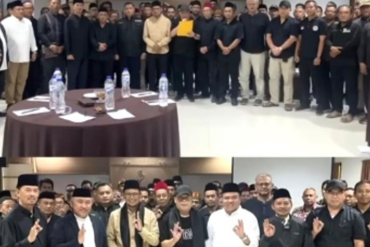Deklarasi dukungan politik untuk Wakil Wali Kota Imam Budi Hartono, yang digelar oleh Sahabat Idris (SAHID), di Sentul, Kabupaten Bogor. 