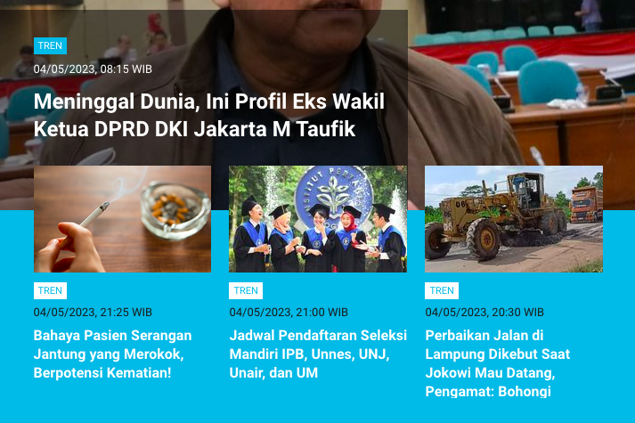 [POPULER TREN] Profil Eks Ketua DPRD DKI M Taufik | Malaysia Airlines MH370 Ditemukan?