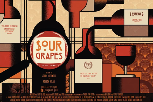 Sinopsis Sour Grapes, Terkuaknya Kasus Pemalsuan Wine