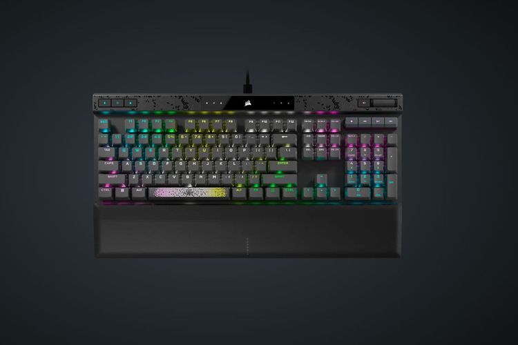 Keyboard mekanik Corsair K70 Max dengan switch magnetik MGX yang bisa diatur