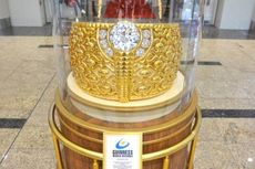 Cincin Emas Terbesar di Dunia Dipamerkan di Uni Emirat Arab