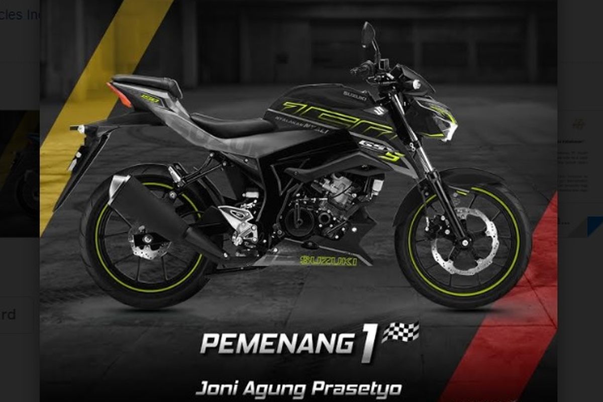 Modifikasi digital desain livery Suzuki GSX-S150