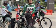 Keliling Asia 7 Bulan, Pesepeda Iran Arezoo Akui Warga Jakarta Sangat Ramah
