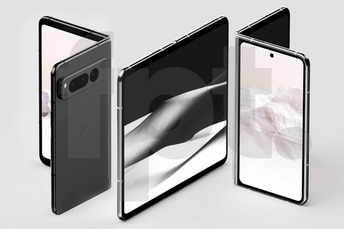 Penampakan Nyata Ponsel Lipat Google Pixel Fold Tertangkap Kamera